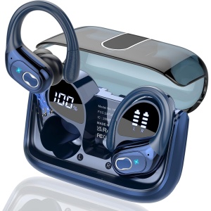 Aptkdoe Over Ear Buds with Stereo Deep Bass and ENC